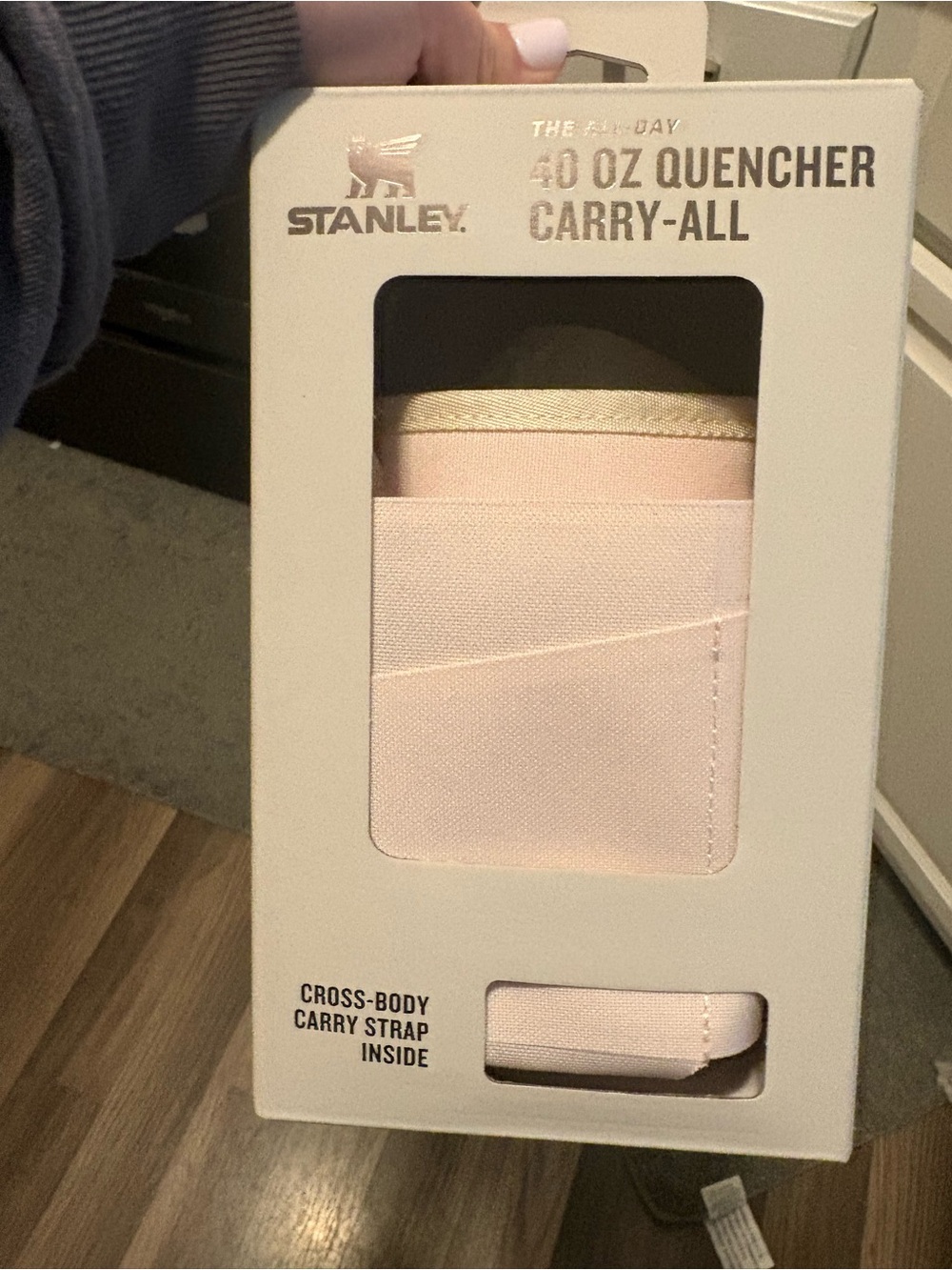 Stanley White and Light Gray 40 oz Quencher Carry-All Boxed Sleeve